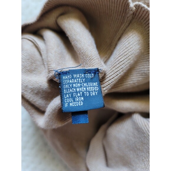 Polo Ralph Lauren Men's Golf Pima Cotton Sweater Vest V-Neck Beige Tan XL - Picture 6 of 6